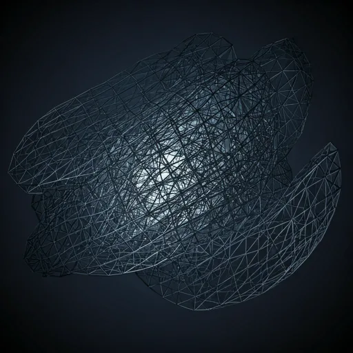 Abstract digital lattice structure
