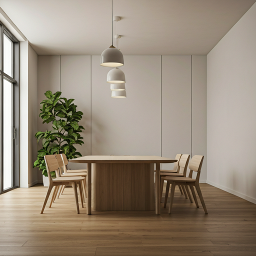 Minimalist modern meeting room