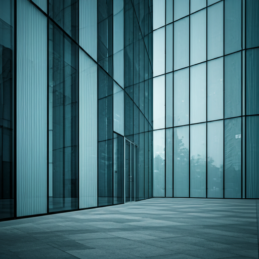 Modern corporate glass architecture