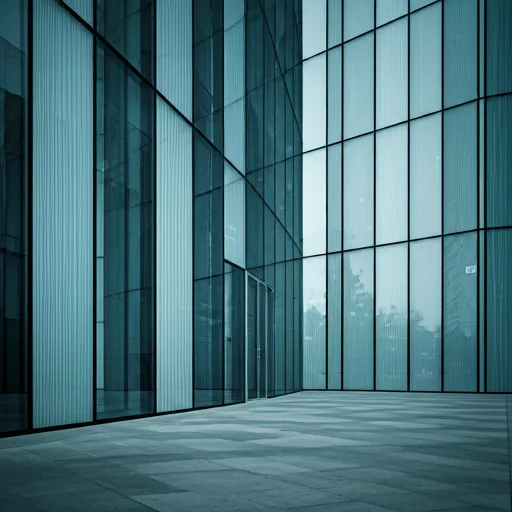 Modern corporate glass architecture